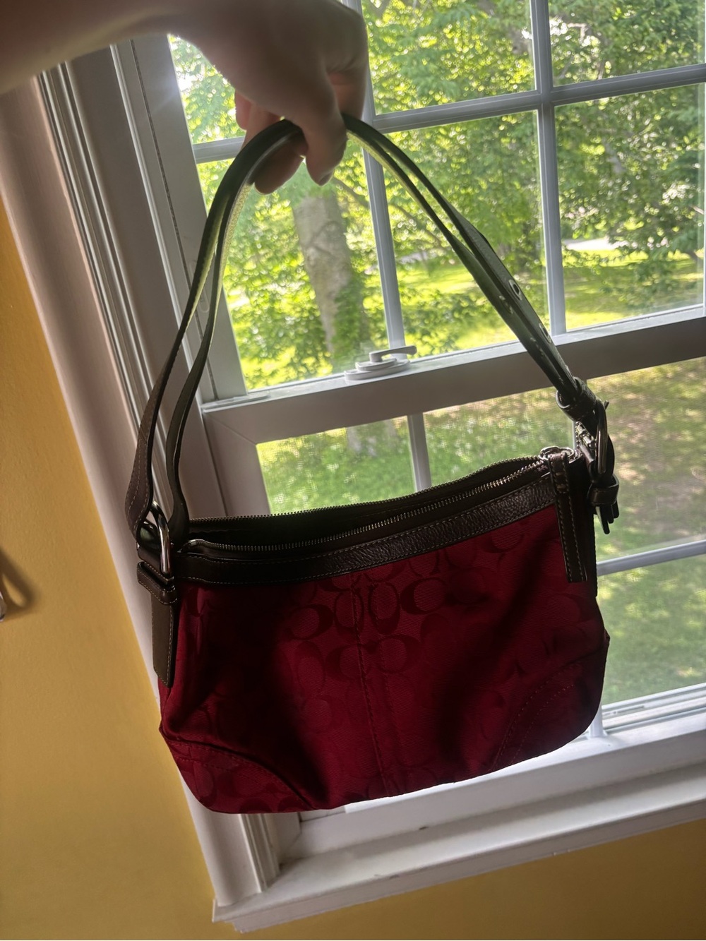 Coach Women's Red Shoulder Bag